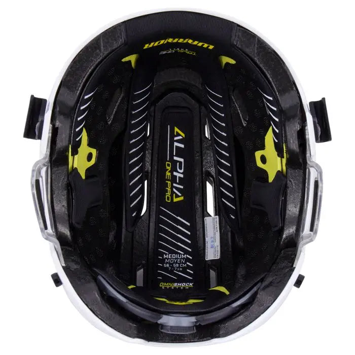 Casque de hockey Warrior Alpha One Pro (blanc)